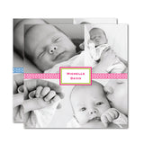 Lattice Name Tag Birth Announcements
