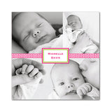 Lattice Name Tag Birth Announcements