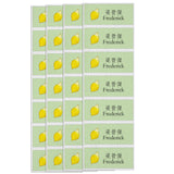 Fabric iron-on name labels 