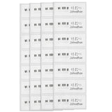 Fabric iron-on name labels 