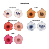 Hibiscus | Personalized Pet ID Tags For Dogs & Cats | Blank Sheet