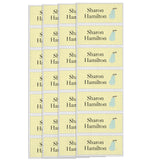 Fabric iron-on name labels 