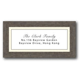 Photo Frame Blue Address Labels