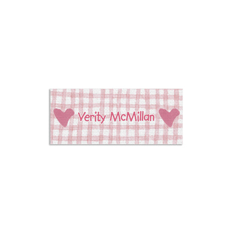 Fabric iron-on name labels 