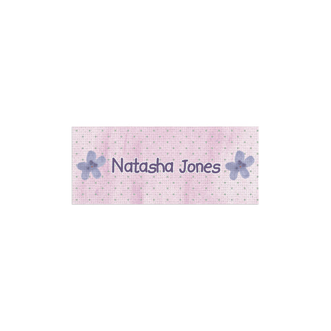 Fabric iron-on name labels 