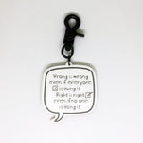 Inspiring Quote Bag Tag | Blank Sheet