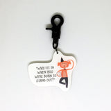 Inspiring Quote Bag Tag | Blank Sheet
