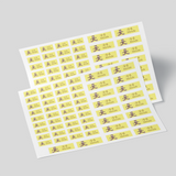 Classic name labels