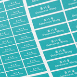 Classic name labels