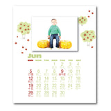 Watercolor 145x170mm with Chinese Lunar Dates