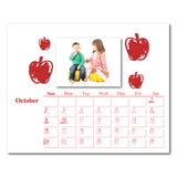 Watercolor 160x200mm with Lunar Dates (personalized events enabled)
