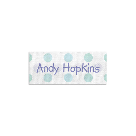 Fabric iron-on name labels 