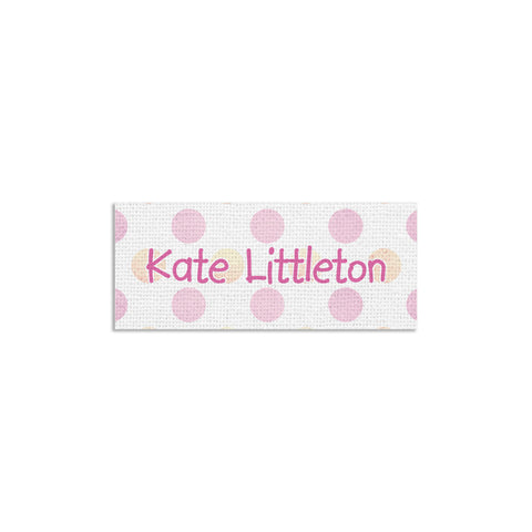 Fabric iron-on name labels 