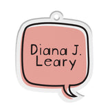 Inspiring Quote Bag Tag | Blank Sheet