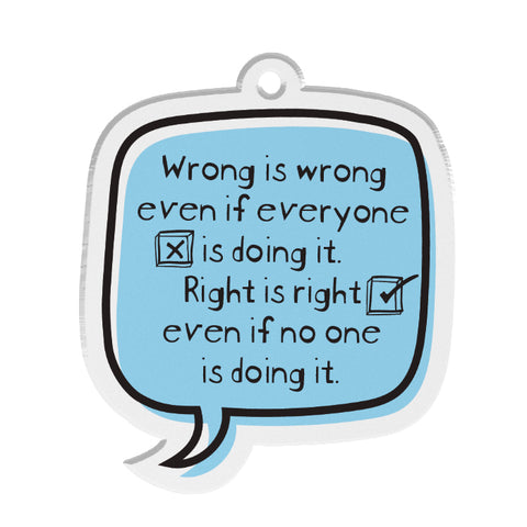 Inspiring Quote Bag Tag | Blank Sheet