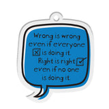 Inspiring Quote Bag Tag | Blank Sheet