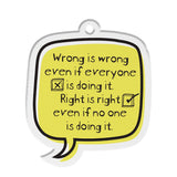 Inspiring Quote Bag Tag | Blank Sheet